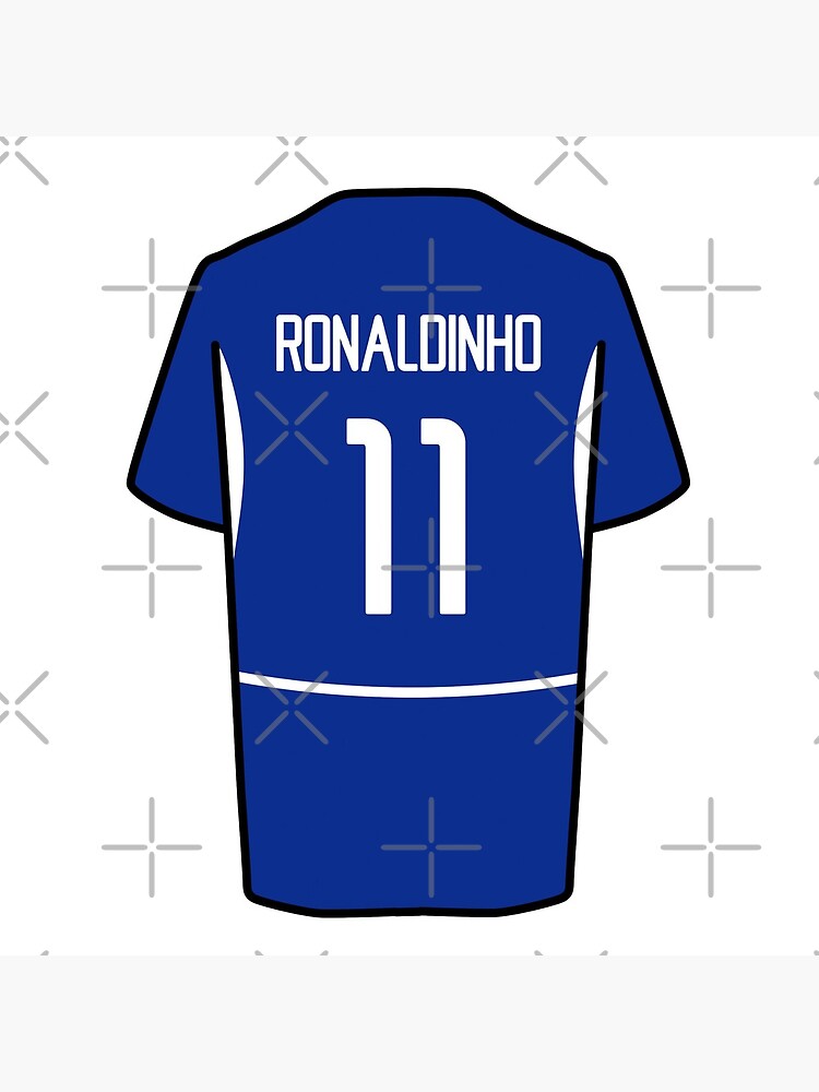 Ronaldinho World Cup 2002 Shirt Poster for Sale by Zgjimi17