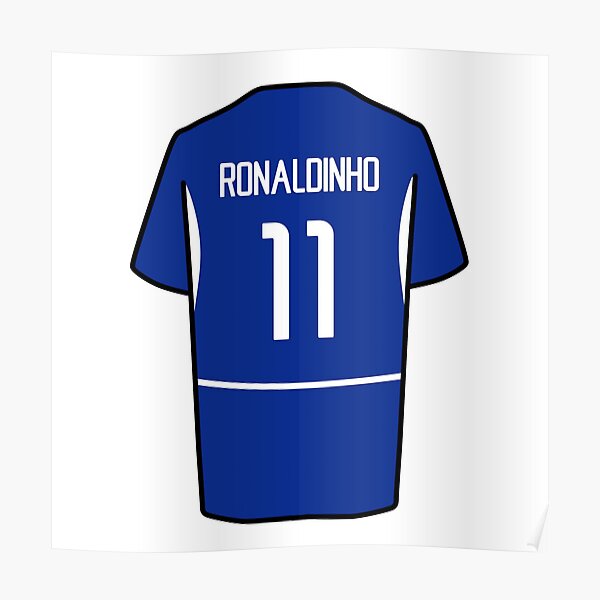 Ronaldo World Cup 2002 Jersey Poster for Sale by Zgjimi17