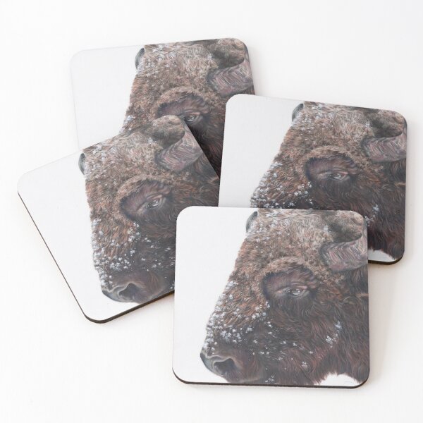 Item preview, Buffalo Chill Bison 716 Wild Animal Winter Beast designed and sold by Nikki Milley.