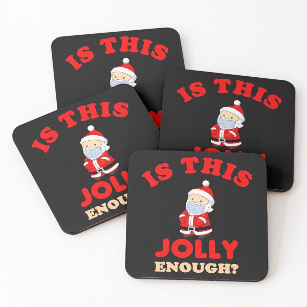 Item preview, Is This Jolly Enough - Funny Masked Santa and Text Effects Gift designed and sold by leo121687.