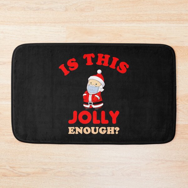 Item preview, Is This Jolly Enough - Funny Masked Santa and Text Effects Gift designed and sold by leo121687.