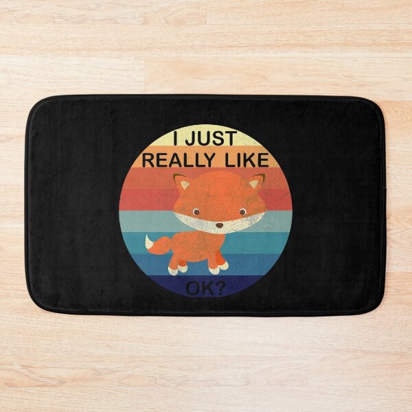 Item preview, I like foxes just very ok retro vintage fox designed and sold by DerNerd.