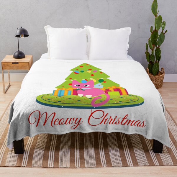 Item preview, MEOWY CHRISTMAS Autumn Fall Winter Christmas Holiday Design designed and sold by LevelUpMerch.