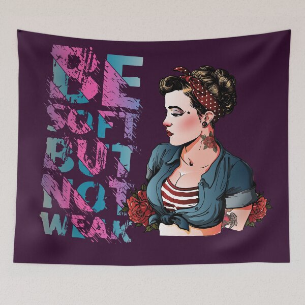 Item preview, Be Soft Not Weak designed and sold by arendbotha.