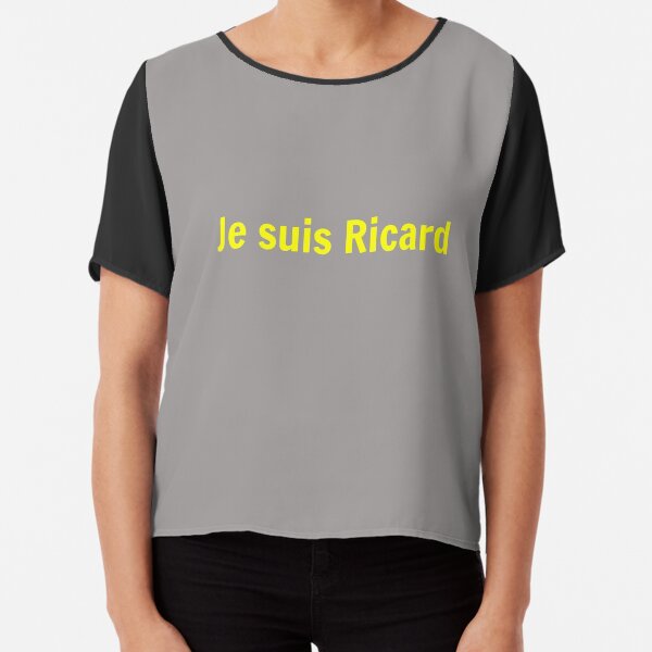 Je suis Ricard Fun/Marrant/Alcoolique Top mousseline