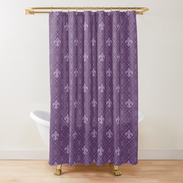 Lily hw5 purple Shower Curtain