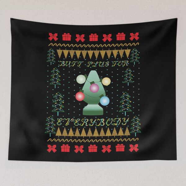 Item preview, Butt Plug Ugly Christmas Sweater designed and sold by okpinsPets.