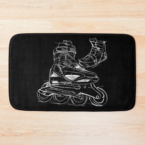 Item preview, skate schematic- black and white designed and sold by JengaJenUK1993.