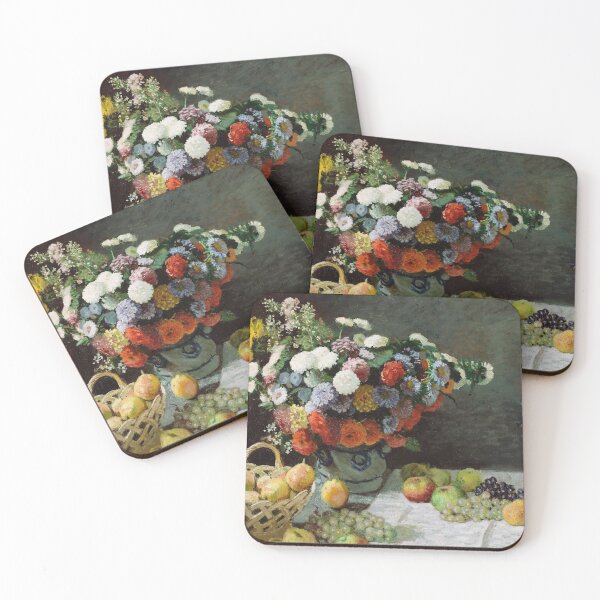 Item preview, Still Life with Flowers and Fruit (1869) - Claude Monet designed and sold by SALON DES ARTS.