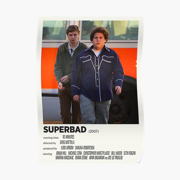 Superbad (2007) Alternative Film Poster Poster