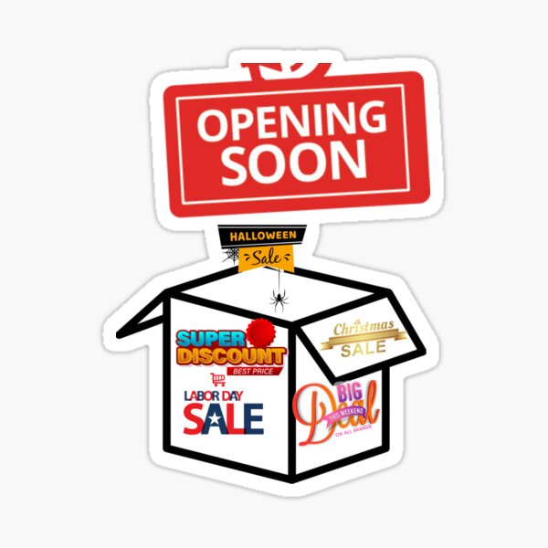 Shopping Cart Sticker