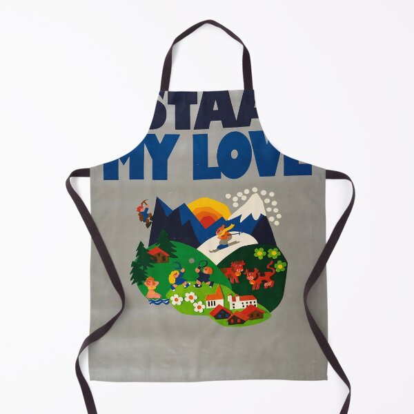 Item preview, retro classic Gstaad My Love poster designed and sold by CorasPosters.