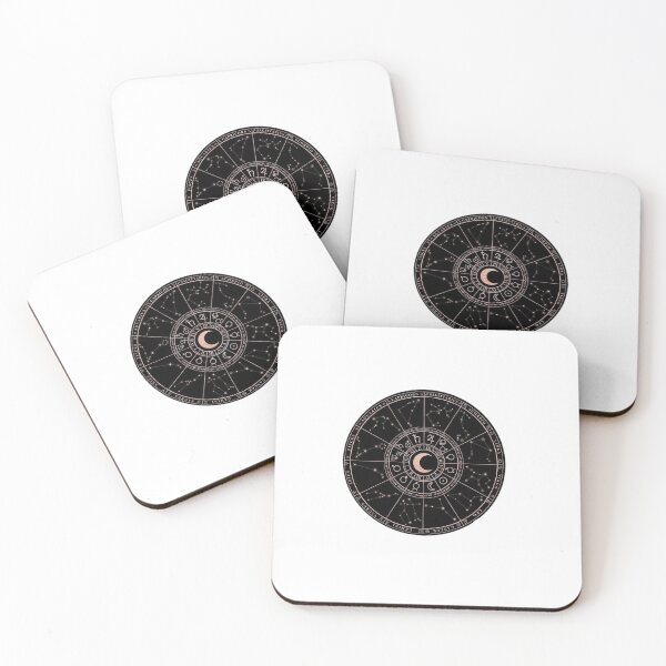 Item preview, Black Moon Zodiac Wheel designed and sold by Dalaura.