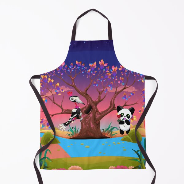 Item preview, Love at First Sight  - featuring Happy Panda and Miss Woodpecker. By Cute Kawaii Art. designed and sold by CuteKawaiiArt.