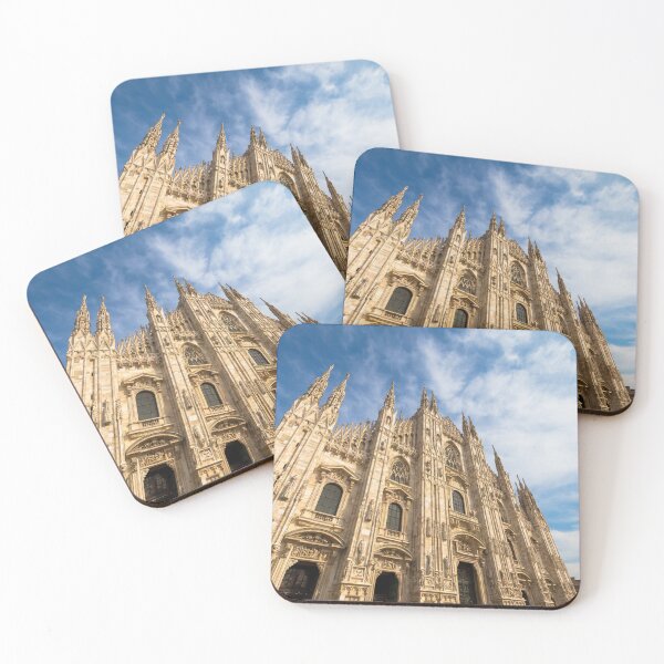 Item preview, Milan Cathedral (Duomo di Milano) with blue sky and sunset light designed and sold by Paolo Modena Photography    -   Fine Italian Art.