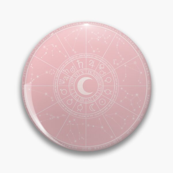 Artikelvorschau, Pink Moon Zodiac Wheel entworfen und verkauft von Dalaura.
