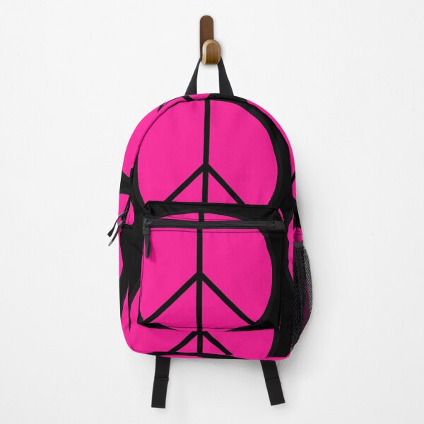 Item preview, Pink Peace Sign on Black designed and sold by Greenwood2112.