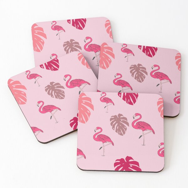 Item preview, Pink flamingo pattern designed and sold by RoyalPeople.