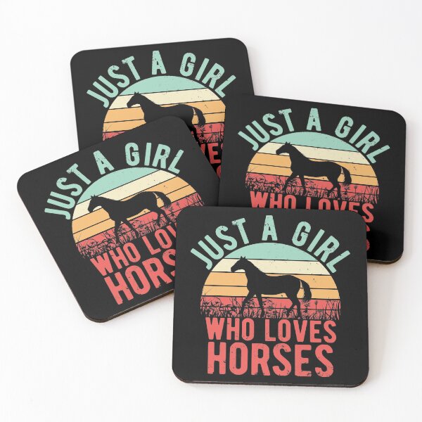 Item preview, Just A Girl Who Loves Horses for Horse Lovers Gift designed and sold by JulianoZn97.
