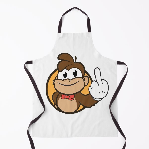 Item preview, Cartoon Monkey Middle Finger designed and sold by lucidfrog.