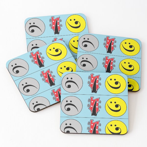Item preview, Bass clef sad Bass clef smiling By LowEndGraphics  designed and sold by LowEndGraphics.