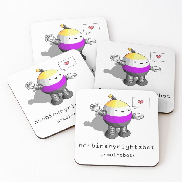Item preview, Nonbinaryrightsbot designed and sold by smolrobots.
