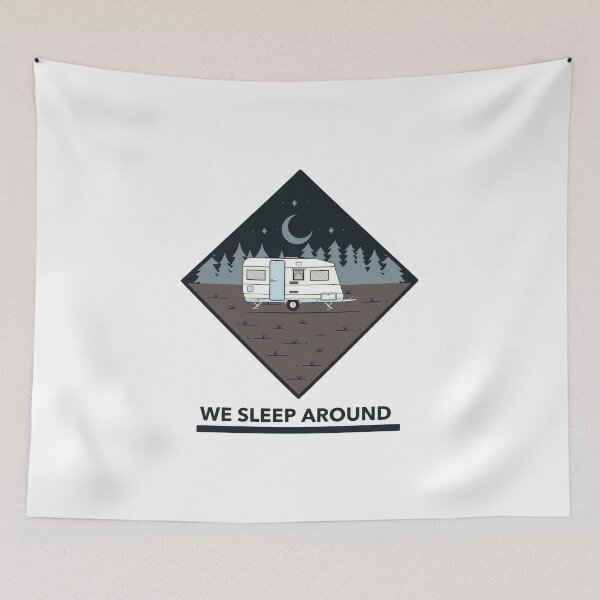 Item preview, We Sleep Around - Camper Camping designed and sold by Veewell.