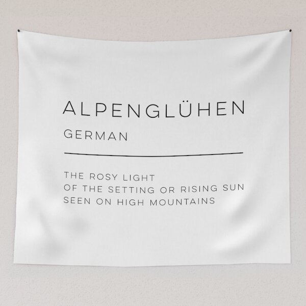 Item preview, Alpenglühen Definition designed and sold by wisemagpie.