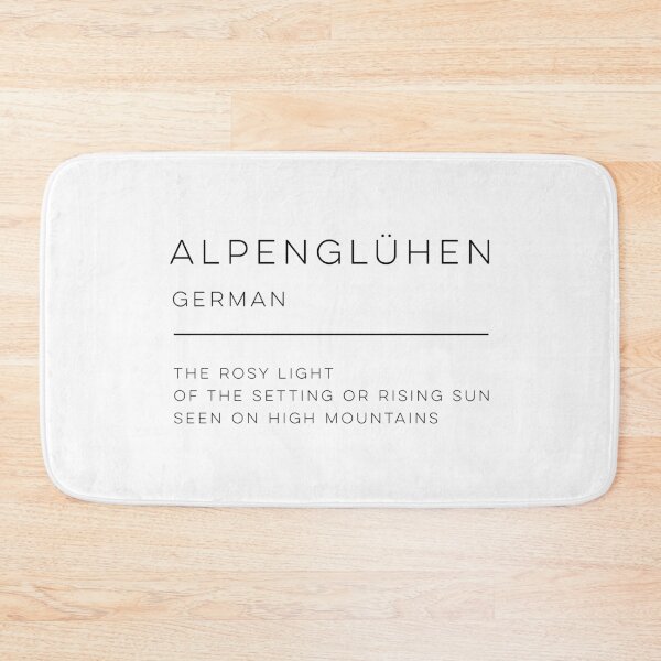 Item preview, Alpenglühen Definition designed and sold by wisemagpie.