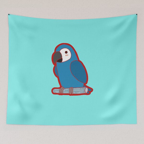 Item preview, Loro lindo - Azul & amp; Whie designed and sold by vpessagno.