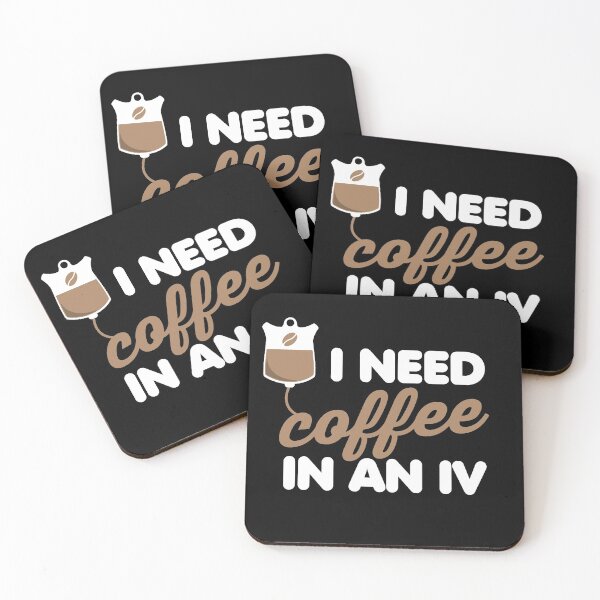 Item preview, I Need Coffee in an IV designed and sold by CrystalCrush.