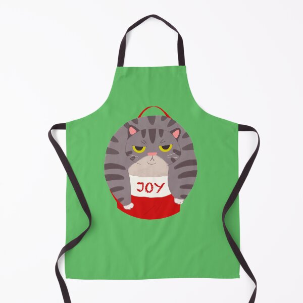 Item preview, Fat Unhappy Christmas Stocking Cat  designed and sold by TheNewAntique.
