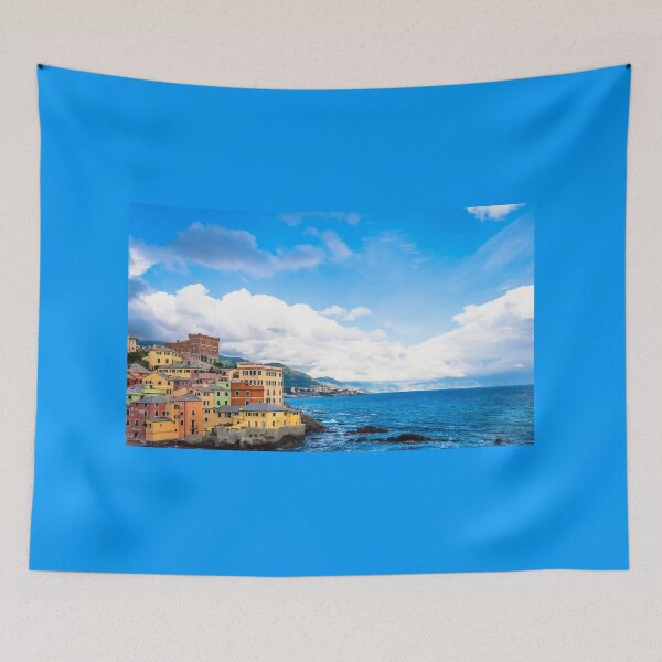 Item preview, Boccadasse marina panorama in Genoa, Italy designed and sold by Paolo Modena Photography - Fine Italian Art.