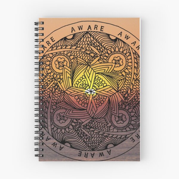 Item preview, Aware mandala on sunset - OneMandalaADay designed and sold by onemandalaaday.