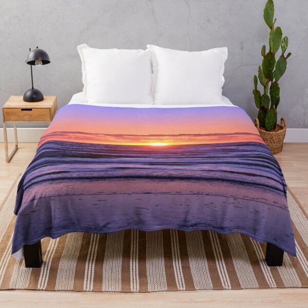 Item preview, Beautiful and Calm Ocean With Beachside sunset designed and sold by adityanik.