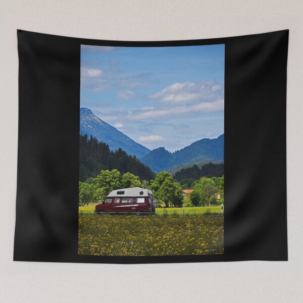 Item preview, Caravan in the Alps | Travel photography designed and sold by Mii-pics.