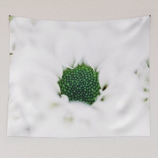 Item preview, White Chrysanthemum with Green Centre (Photo) designed and sold by Perfcet Design.