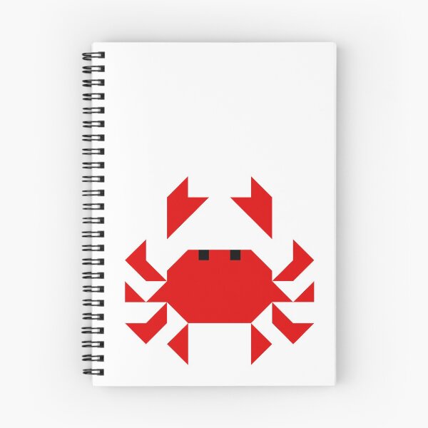 Item preview, Red Geometric Crab designed and sold by Sheila Pressley.