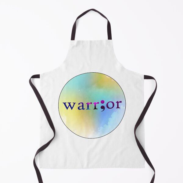 Item preview, Warrior Semicolon Sticker designed and sold by ArqDezines.