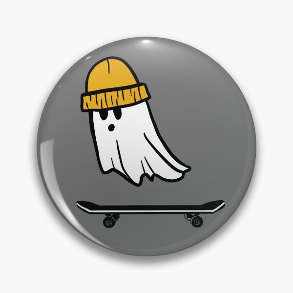 Item preview, Skateboarding ghost designed and sold by Queer-enby-shit.