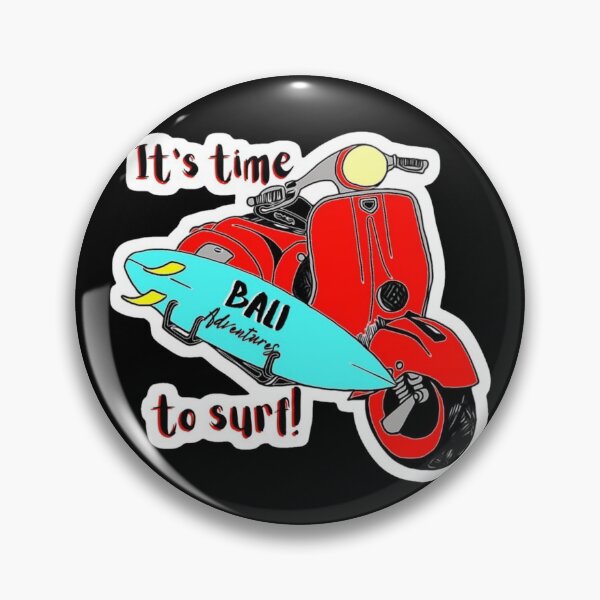 Item preview, Bali Adventures - It's time to surf! on black designed and sold by LittleAngy.