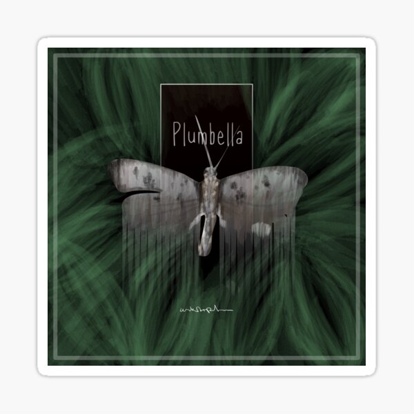Melting Butterfly Plumbella - Buckthorn Gespinstmotte   Sticker