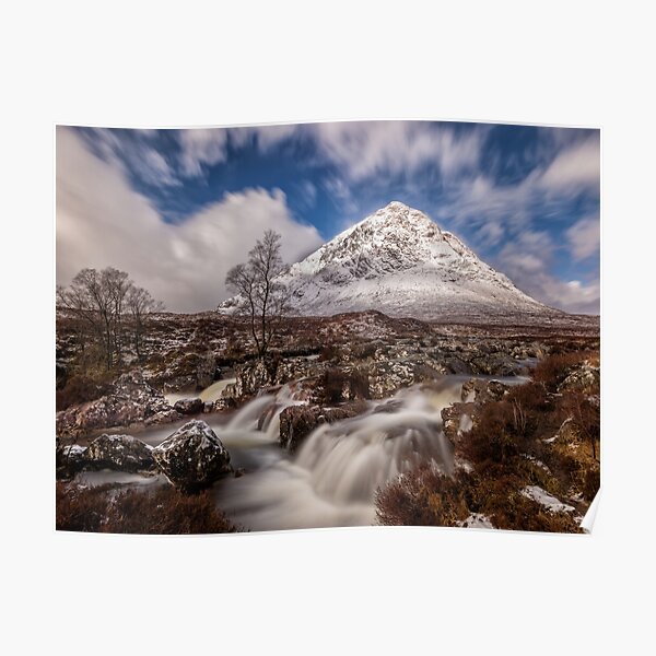 Buachaille Etive Mor at Glen Coe - Scottish Highlands Poster