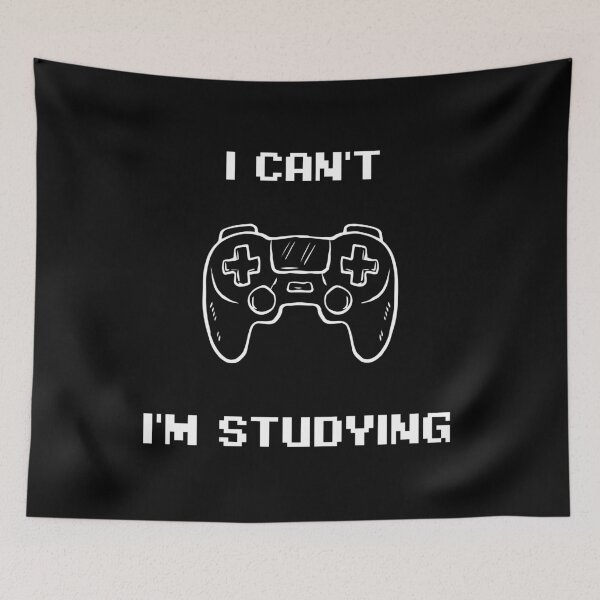 Item preview, Slightly Wrong Studying Gaming "I Can't I'm Studying" designed and sold by AshzShop.
