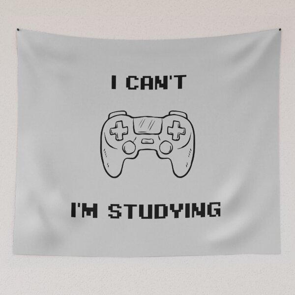 Item preview, Slightly Wrong Studying Gaming "I Can't I'm Studying" designed and sold by AshzShop.