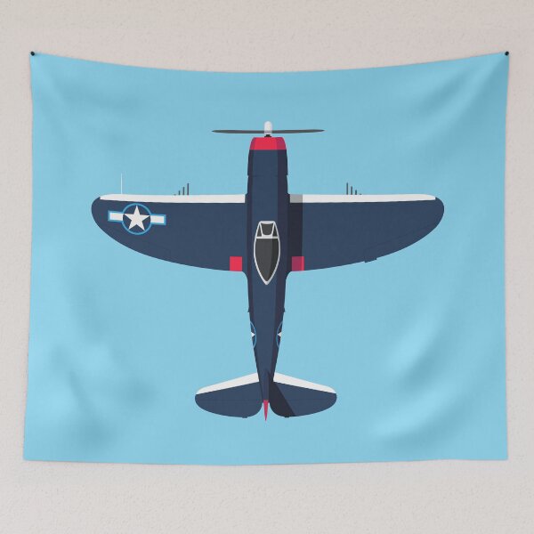 Item preview, P-47 WWII Fighter Aircraft - Blue designed and sold by VoodooCircus.
