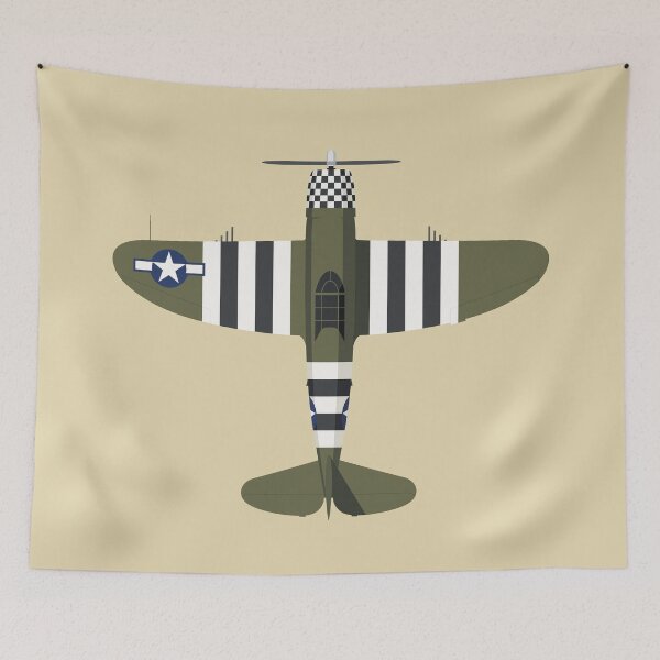 Item preview, P-47 WWII Fighter Aircraft - Olive designed and sold by VoodooCircus.