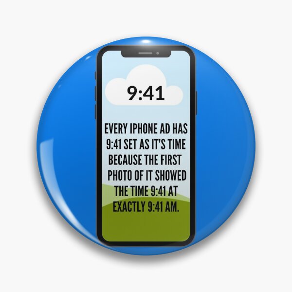 Item preview, Ese tiempo de las 9:41 en cada anuncio de iPhone designed and sold by Aldrin Pasion.