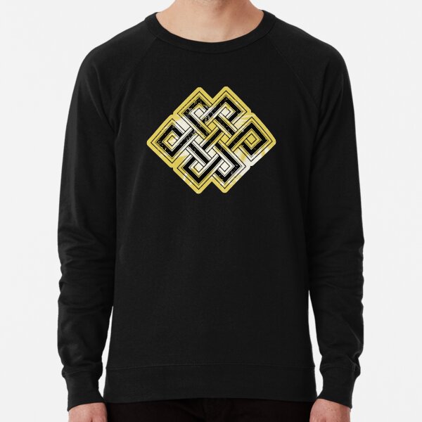 Tibetan eternal knot organic sweatshirt
