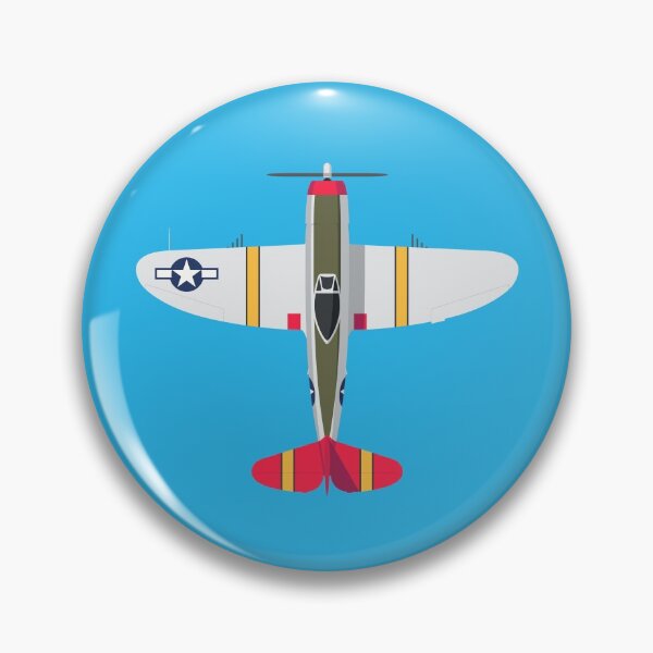 Item preview, P-47 WWII Fighter Aircraft - Red designed and sold by VoodooCircus.
